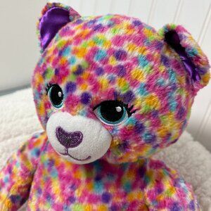 Build-A-Bear Workshop Rainbow Confetti Leopard Plush - Colorful Stuffed Animal